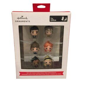Hallmark Ornaments The Office Set of 6 Mini Tree Ornaments